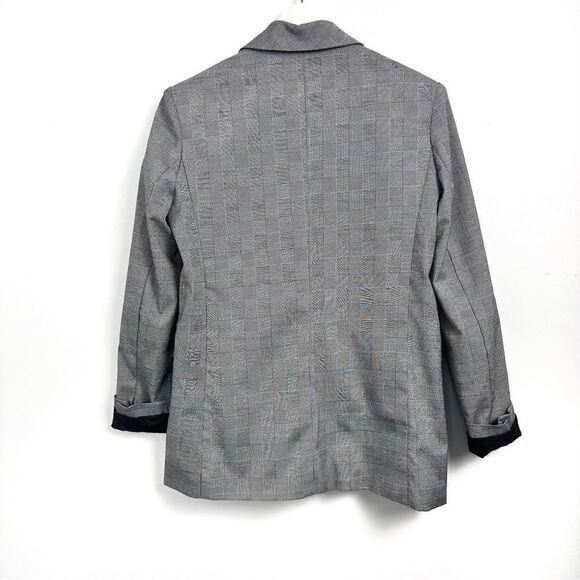 ASTR The Label Check Plaid Double Breasted Blazer Sz Small - Picture 3 of 16